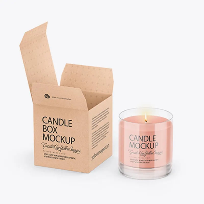 Umweltfreundliche kundenspezifische Großhandelsverpackungs-Soja-duftende Geschenk-Kerzen-Verpackungs-Papierkästen
