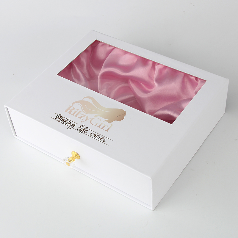 Benutzerdefinierte Logo-Perückenboxen für Haarverlängerungen mit Logo-Luxus-Verpackungsbox für Haarverlängerungen