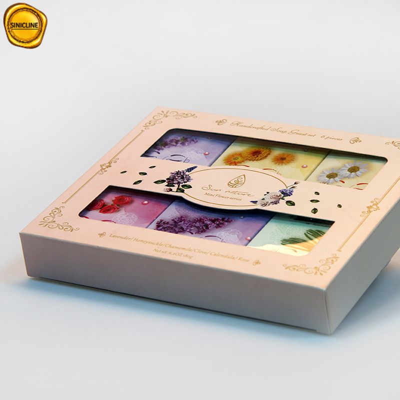 Nachhaltiges Großhandelspapier 6 Stück Mini-Seifenverpackungsbox 