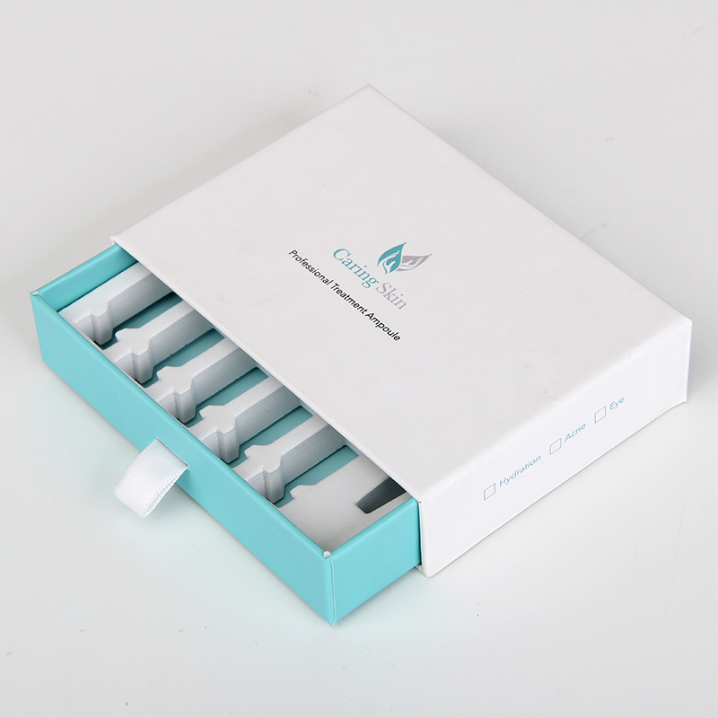 Luxuriöse kundenspezifische 10-teilige Ampullen-Essenz-Verpackungsschubladenbox 