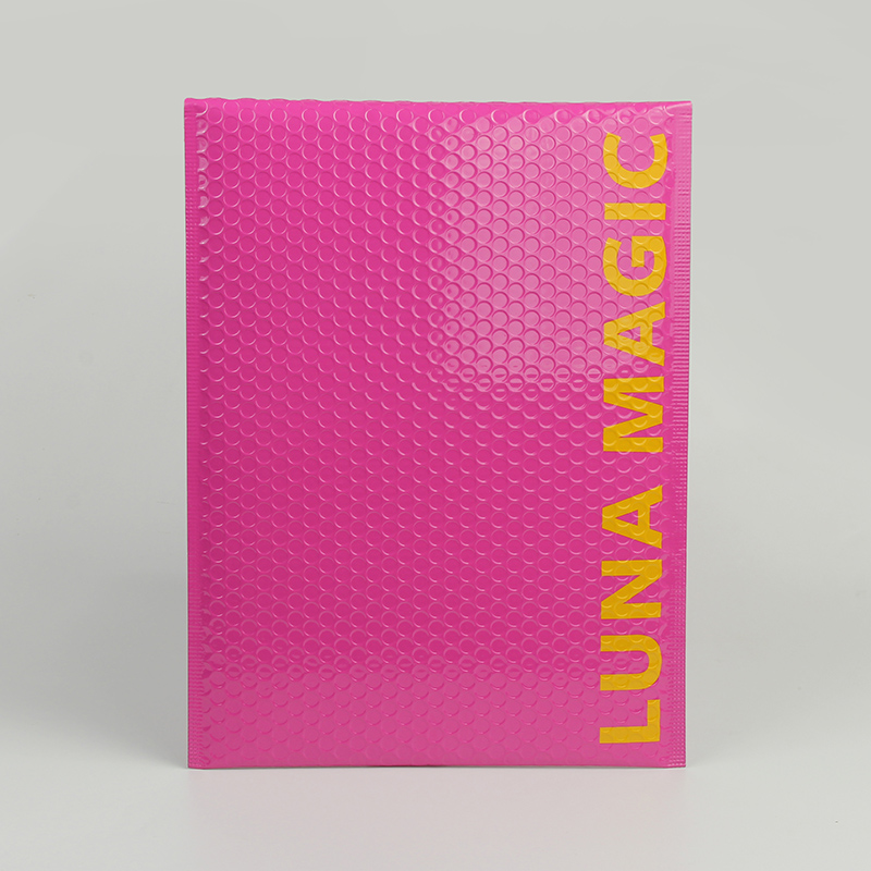 Benutzerdefinierte Kosmetik E-Commerce-Verpackung Pink Poly Bubble Mailer